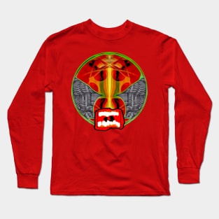 Evil grin villain mask Long Sleeve T-Shirt